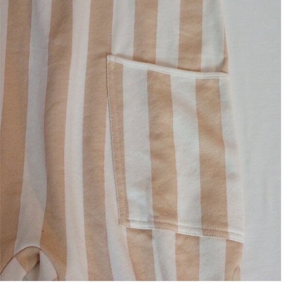 Grayson Threads Cream and White Striped Jumpsuit - Picture 2 of 5